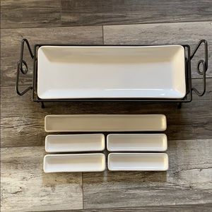 Pampered Chef Simple Additions serving tray